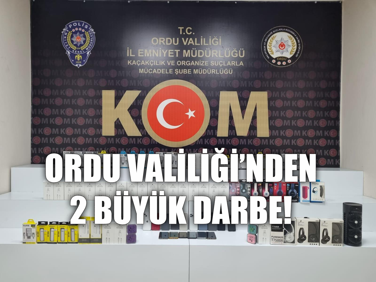 Ordu Valiliği’nden Kaçakçılara İki Büyük Darbe!