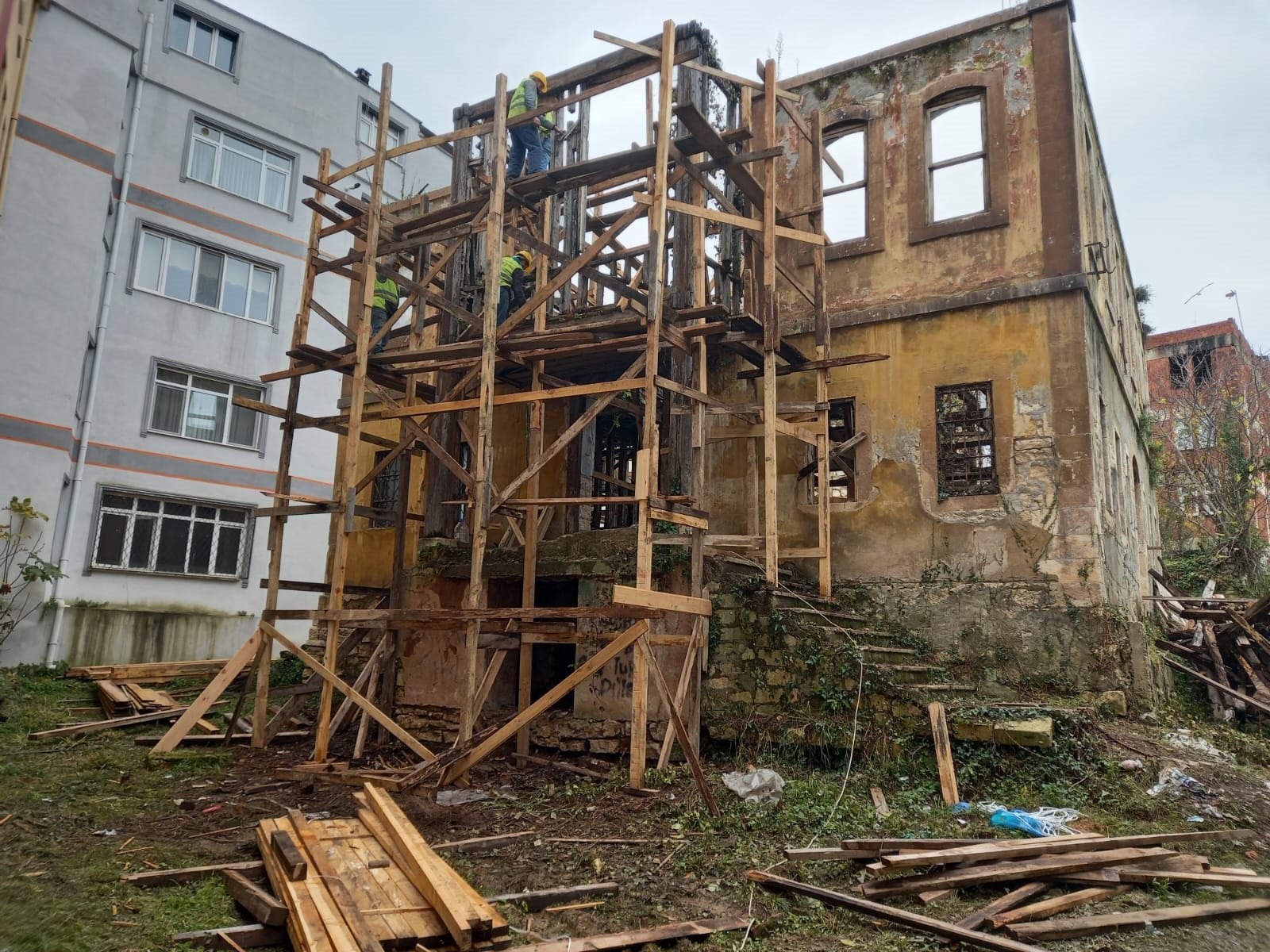 Tarihi Konakta Restorasyon Başladı