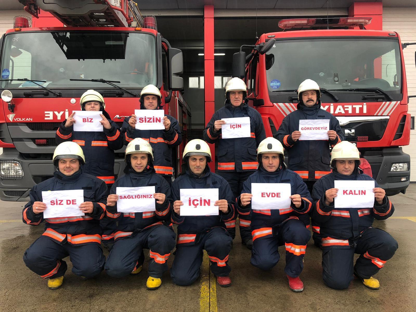 İTFAİYEDEN “EVDE KALANLARA” UYARI