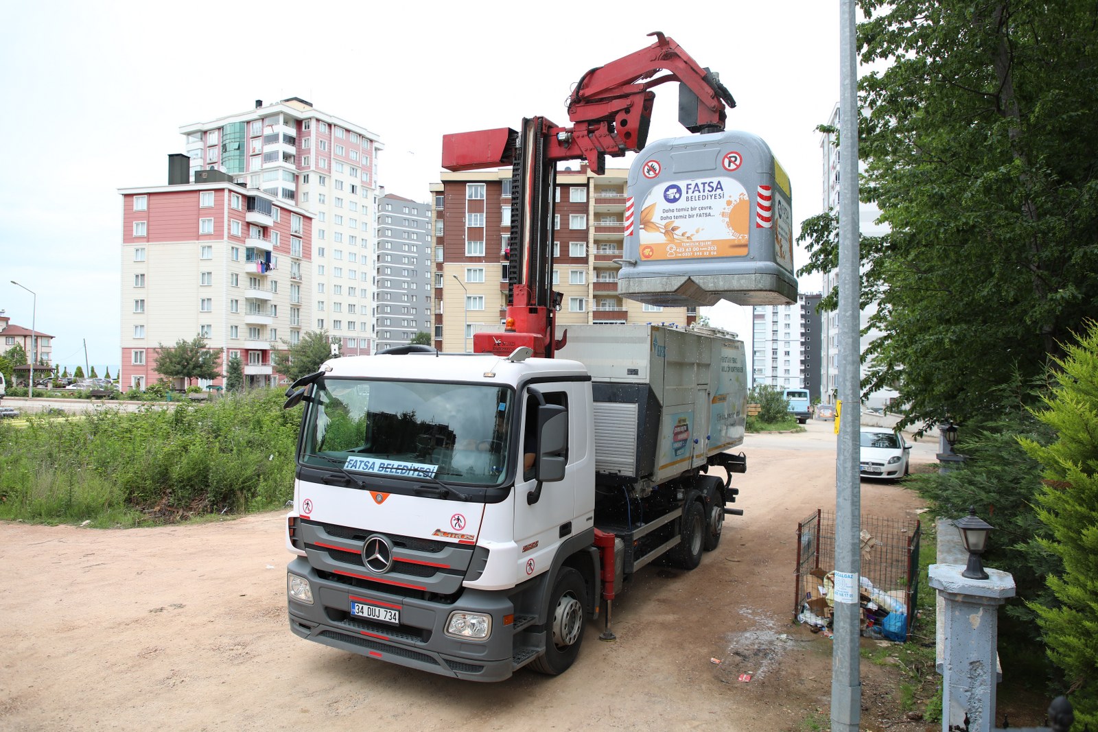 FATSA’DA ÇÖP TOPLAMADA ÇAÇA FARKI