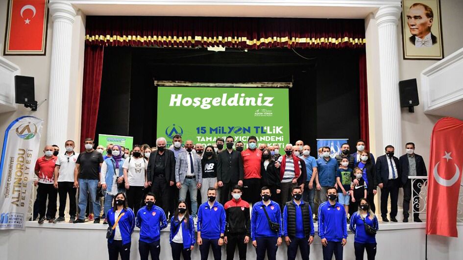 BAŞKAN TÖREN "SPOR VE SPORCU DOSTU ALTINORDU" İDDİASINI VERDİĞİ DESTEKLE GÜÇLENDİRDİ