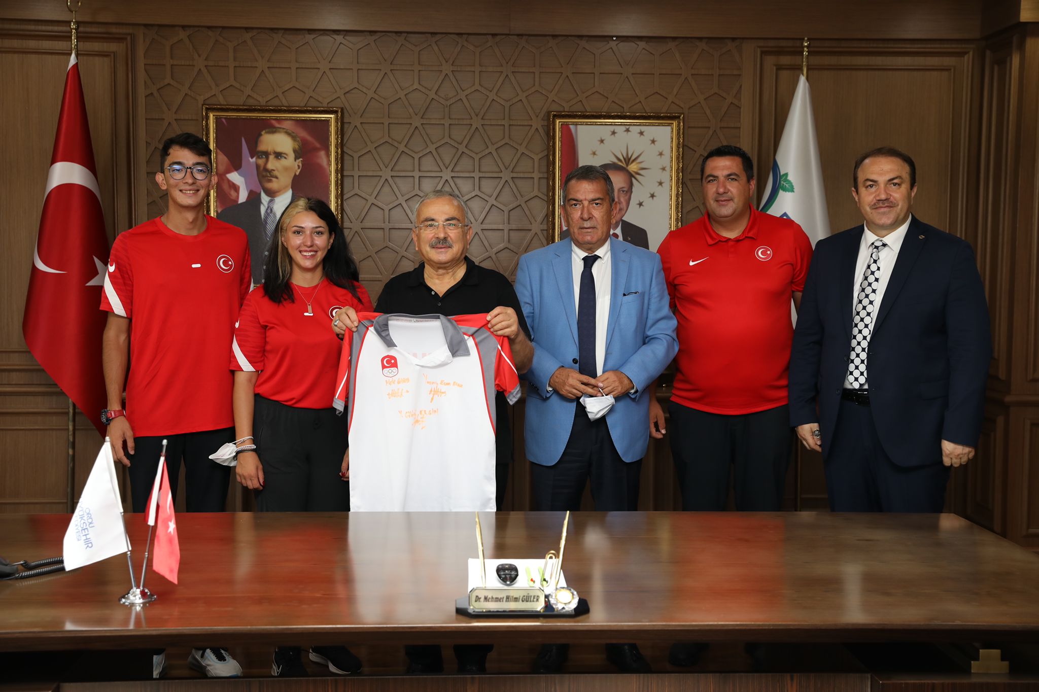 BAŞKAN GÜLER TÜRKİYE’NİN GURURLARINI AĞIRLADI