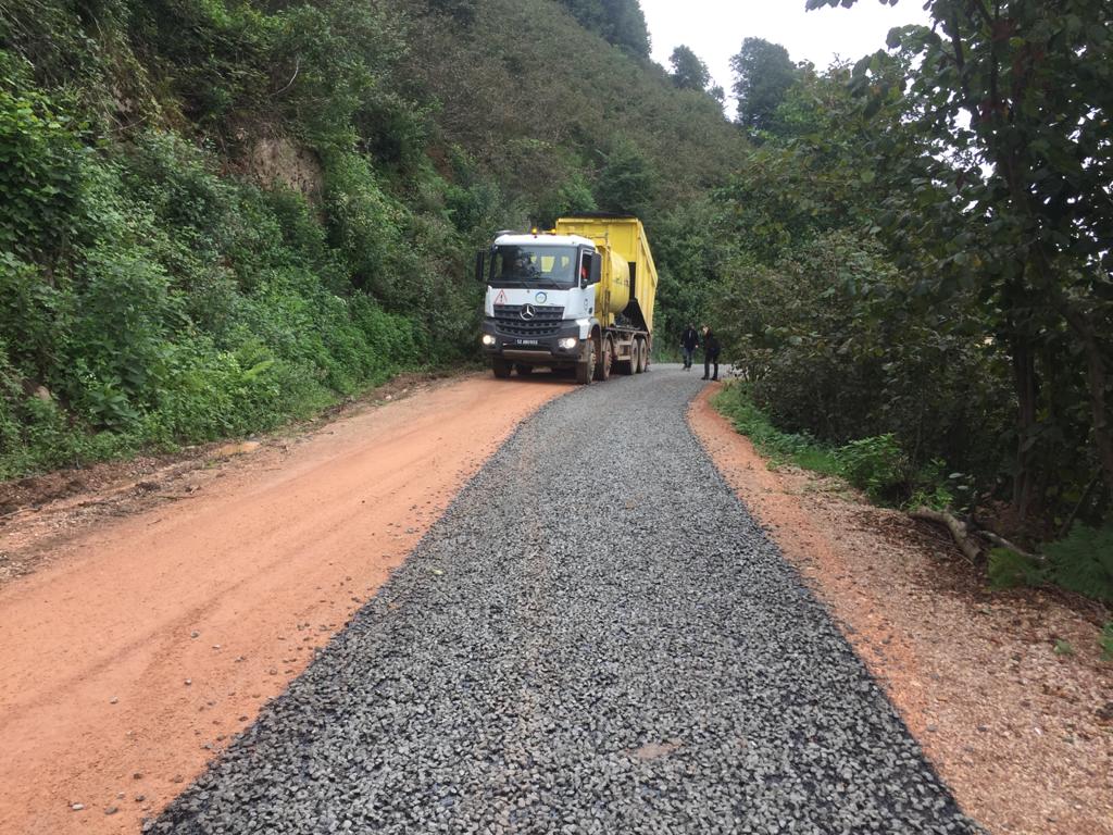 ÇAMAŞ VE GÜRGENTEPE’YE YENİ BAĞLANTI YOLU