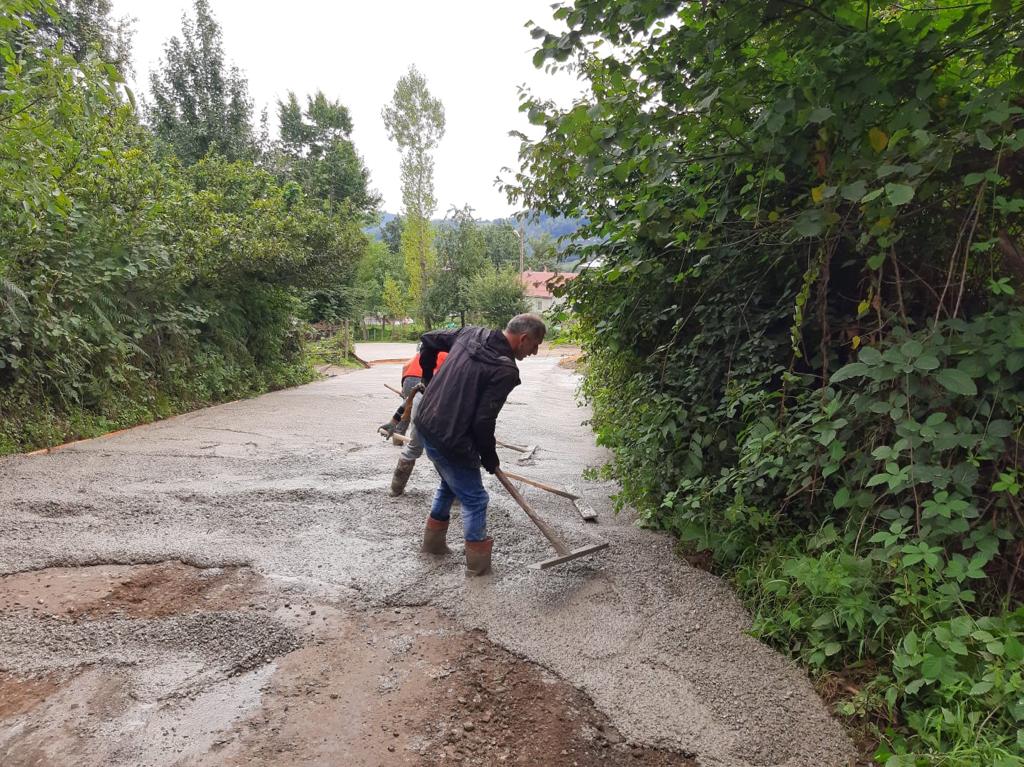 KORGAN’DA BELEDİYE VATANDAŞ EL ELE