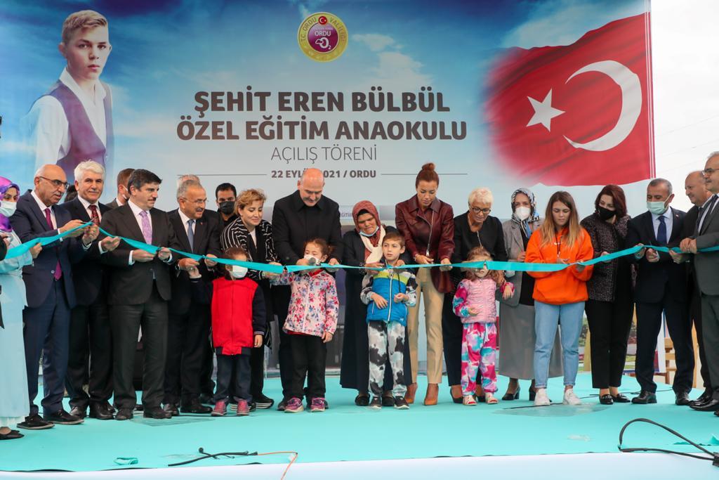 ŞEHİT EREN BÜLBÜL ÖZEL EĞİTİM ANAOKULU TÖRENLE AÇILDI