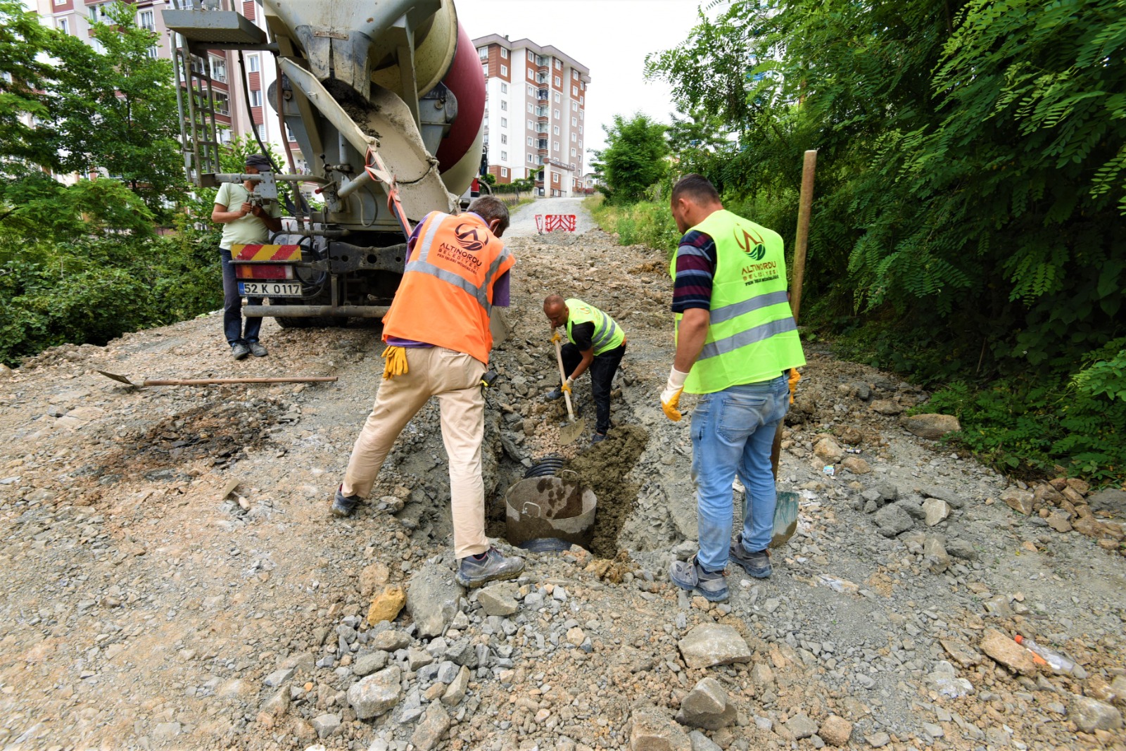 ALTINORDU'DA ALT YAPI DEVAM