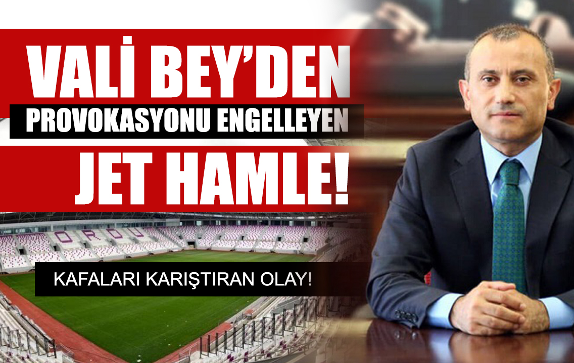 VALİ SONEL’DEN JET HAMLE!