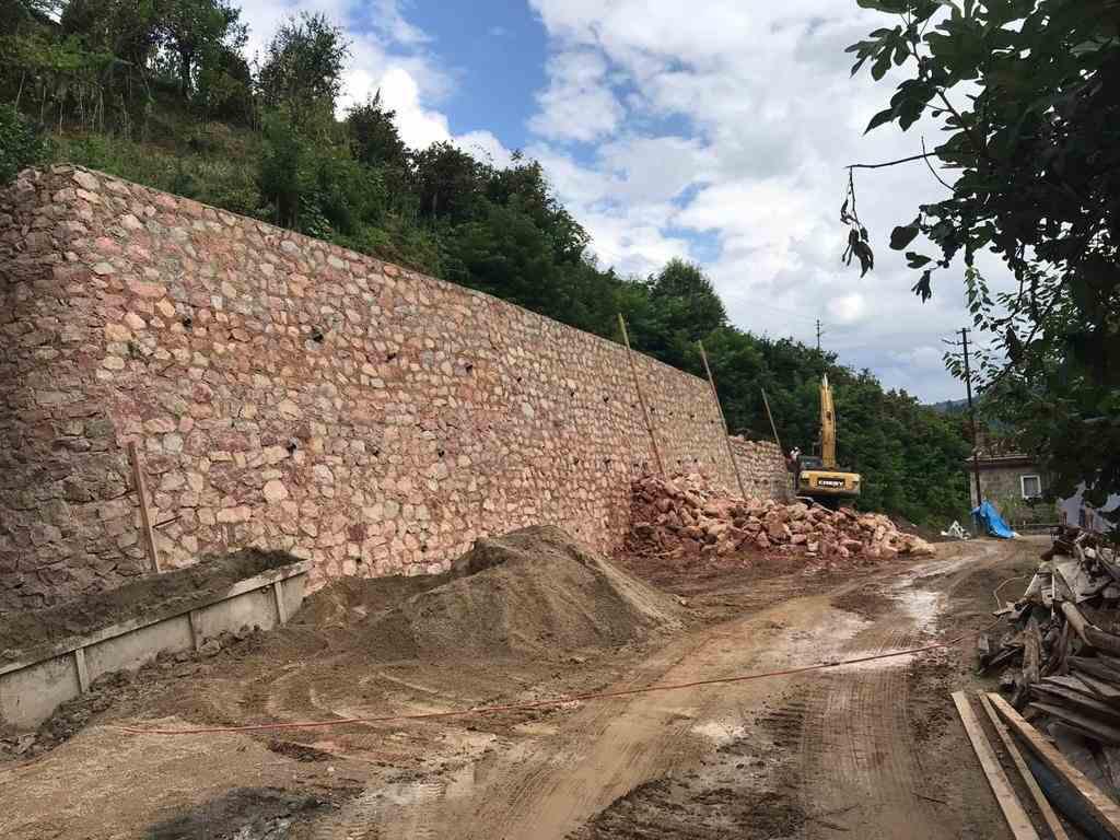 ORDU’DA YOLLARA KALE GİBİ KORUMA