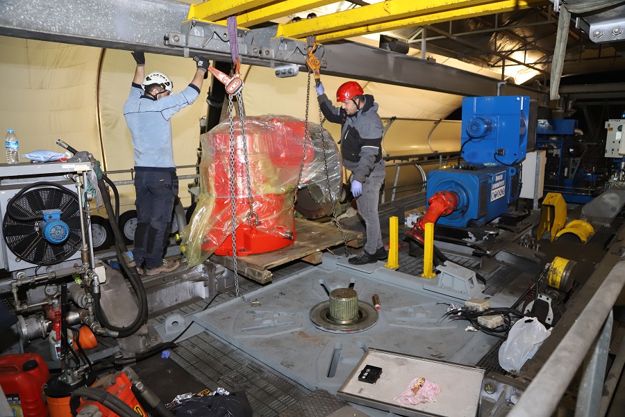 TELEFERİKTE ÇALIŞMALAR BAŞLADI