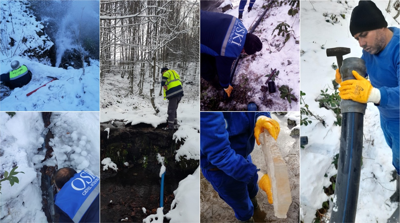 OSKİ KAR KIŞ DURMUYOR