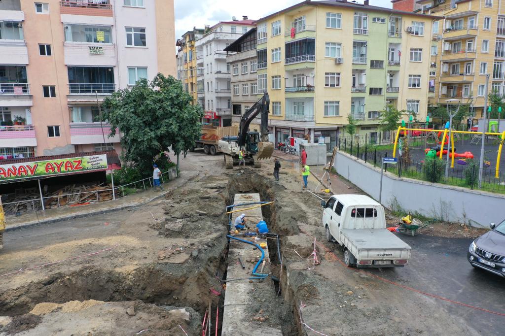 ORDU’YA 107 BİN METRE YAĞMUR SUYU HATTI