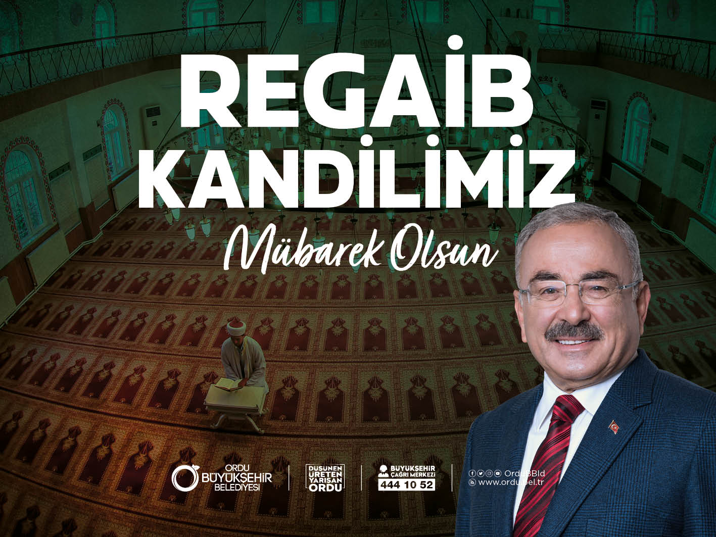 BAŞKAN GÜLER’DEN REGAİP KANDİLİ MESAJI