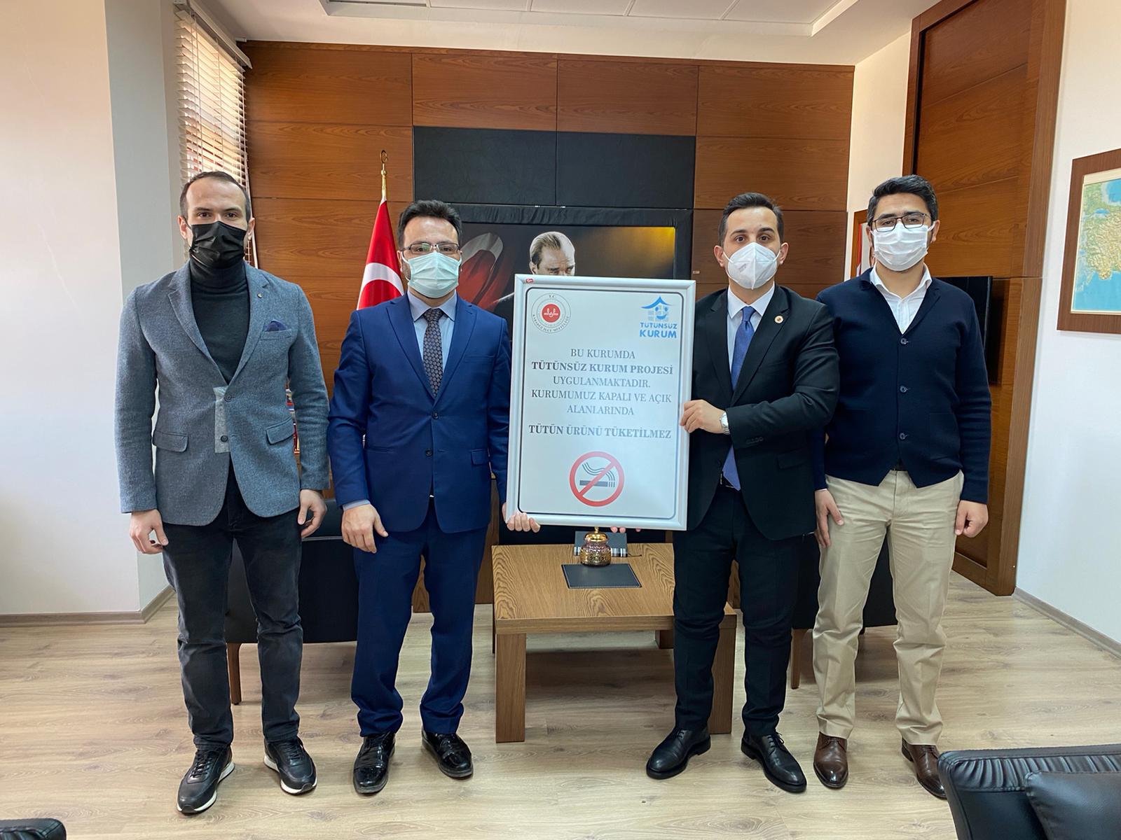 KABADÜZ KAYMAKAMLIĞI “TÜTÜNSÜZ KURUM” PROJESİNİ BAŞLATTI