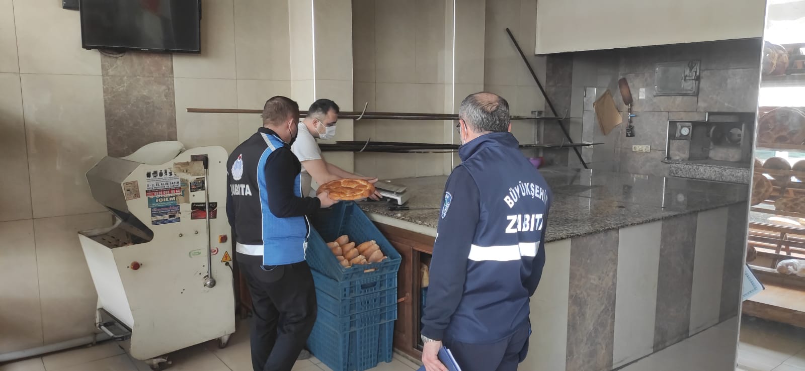 BÜYÜKŞEHİR ZABITASINDAN FIRINLARA RAMAZAN DENETİMİ