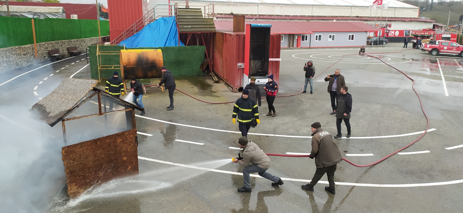 ORDU İTFAİYESİ’NDEN ORMAN YANGIN PERSONELİNE EĞİTİM