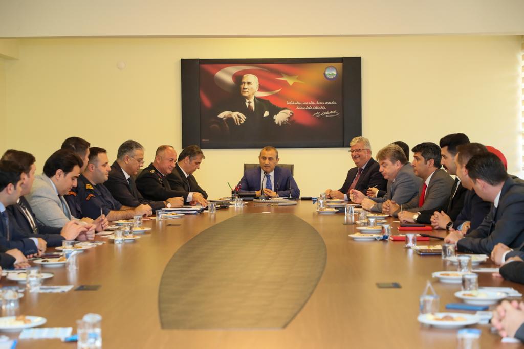 İl Güvenlik ve Asayiş Koordinasyon Toplantısı ile Kaymakamlar Toplantısı Fatsa’da Yapıldı