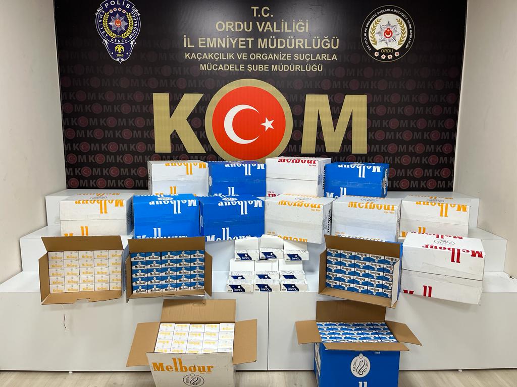 Ordu İl Emniyet Müdürlüğü Operasyon Gerçekleştirdi Neler Çıktı Neler