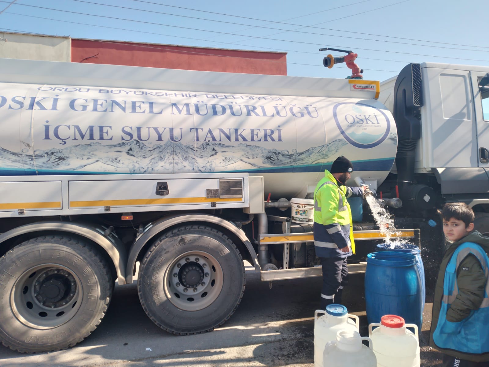 Afet Bölgesine Oski Müdahalesi