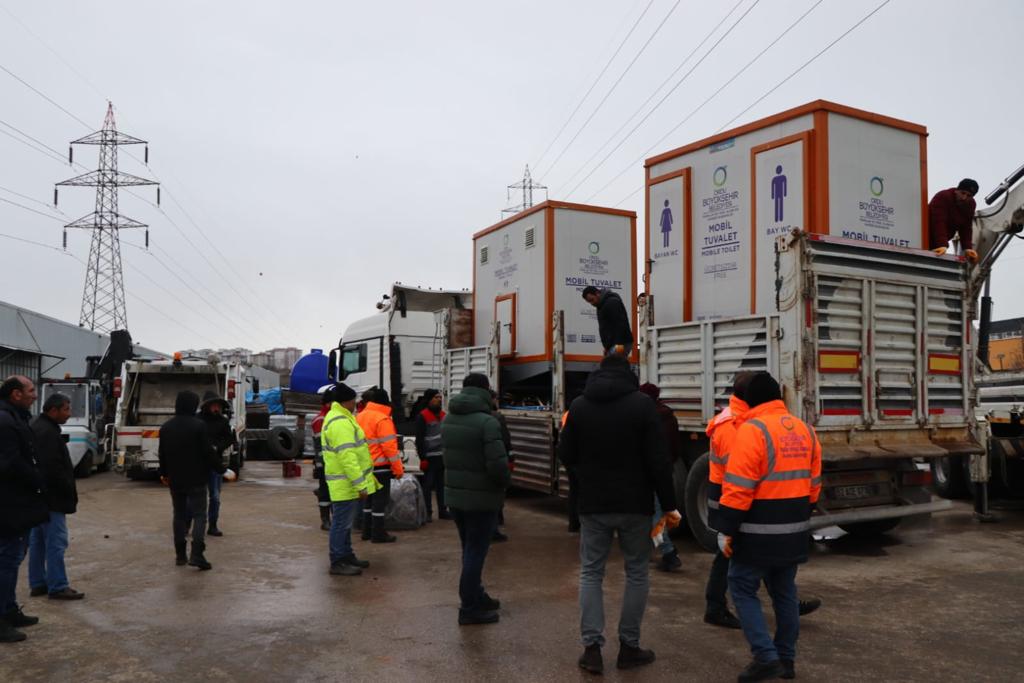 Ordu Büyükşehir Tüm İmkanları İle Deprem Bölgesinde