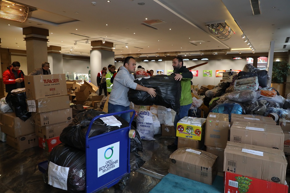 Ordu’dan Deprem Bölgesine Gönül Köprüsü