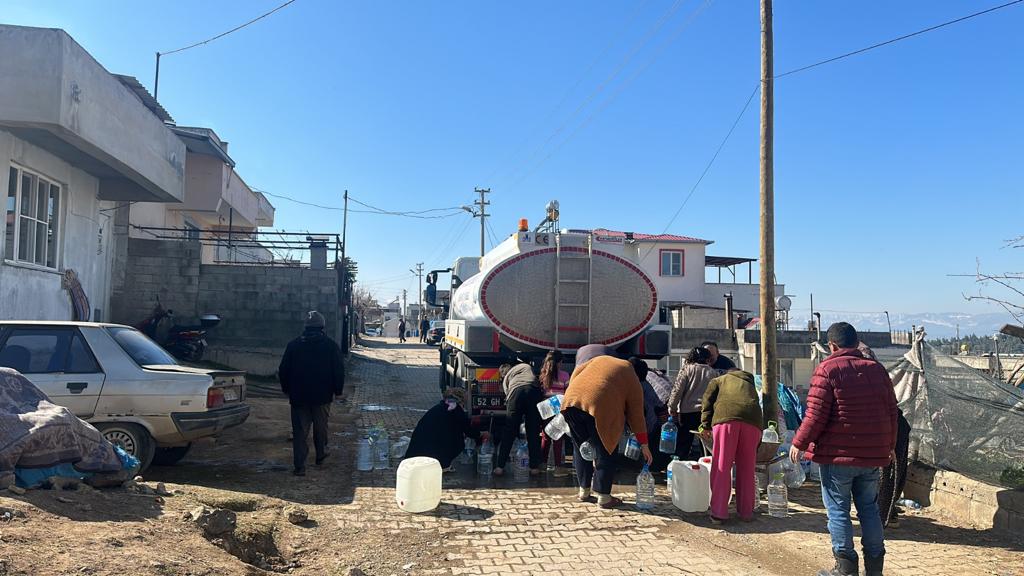 OSKİ Deprem Bölgesinde Harıl Harıl Çalışıyor