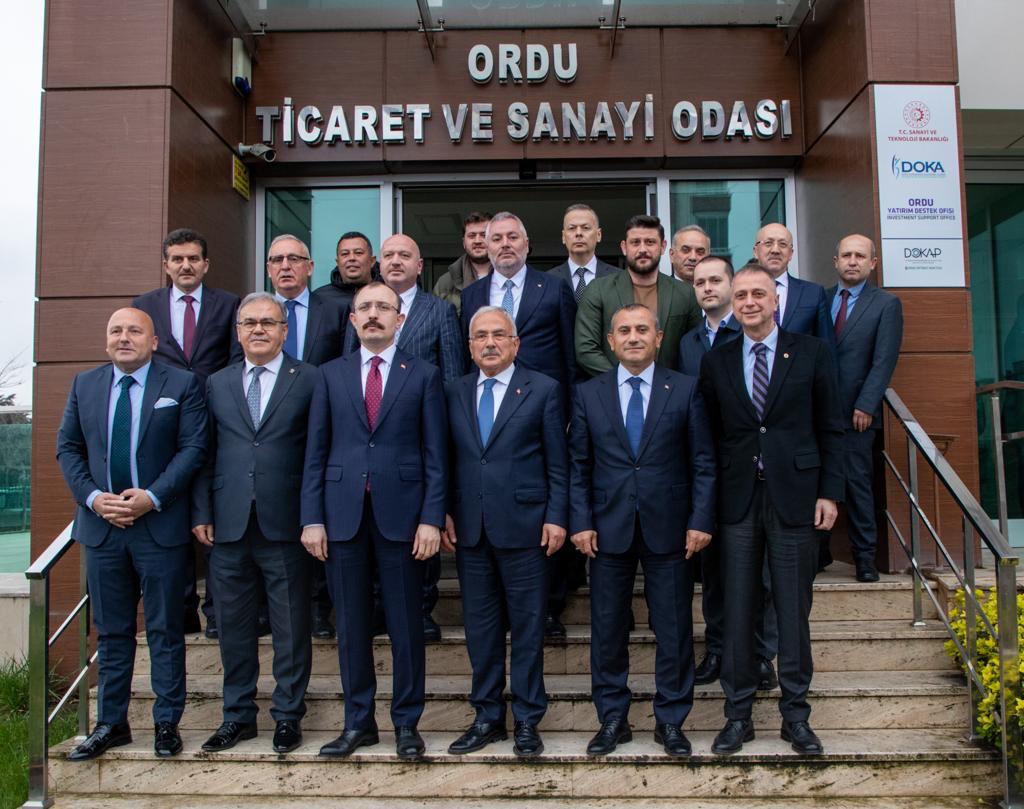 Ticaret Bakanı Muş, Ordu’da Ziyaret ve Temaslarda Bulundu